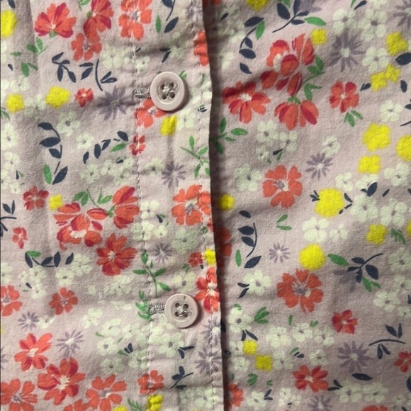 GAP Pink and Blue floral spring  A-Line Mini Skirt Casual - Picture 3 of 11